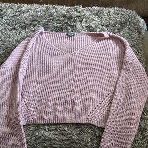 Wild Fable sweater, size XL, v neck, pink.